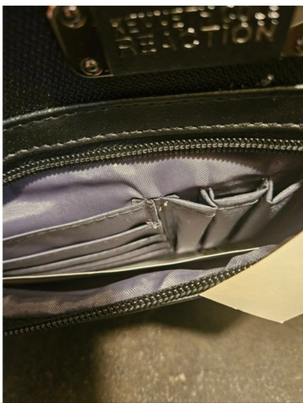 Kenneth Cole Reaction Black Laptop or Tablet Carry Bag